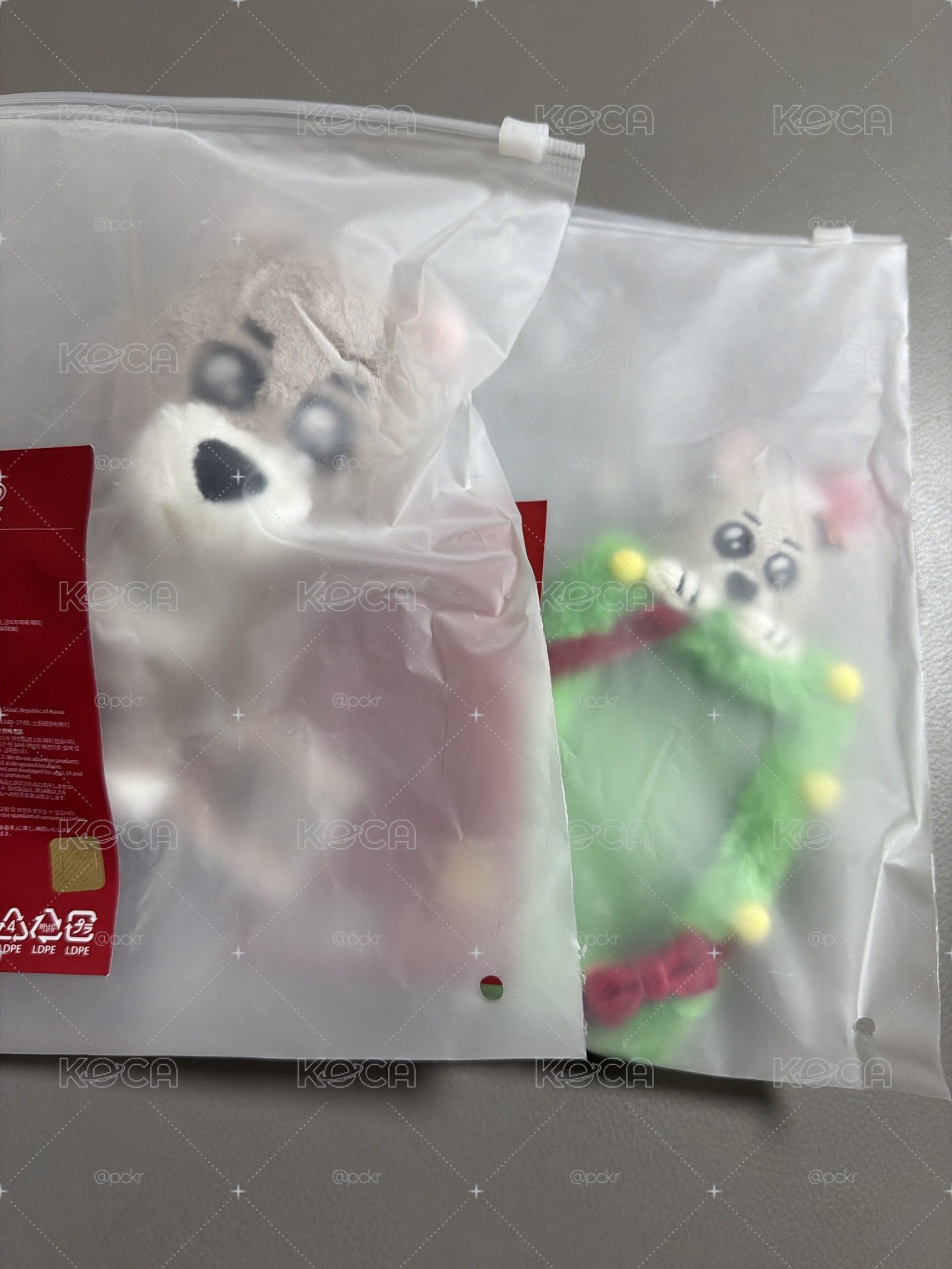 BBNEXDO 聖誕快閃 原皮 吊娃 +卡套MYNGMYNG