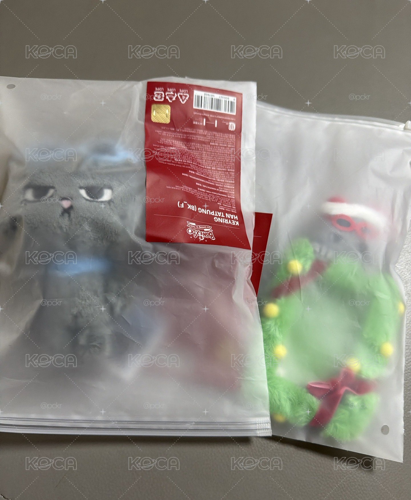 BBNEXDO 聖誕快閃 原皮 吊娃+卡套 HAN TATPUNG