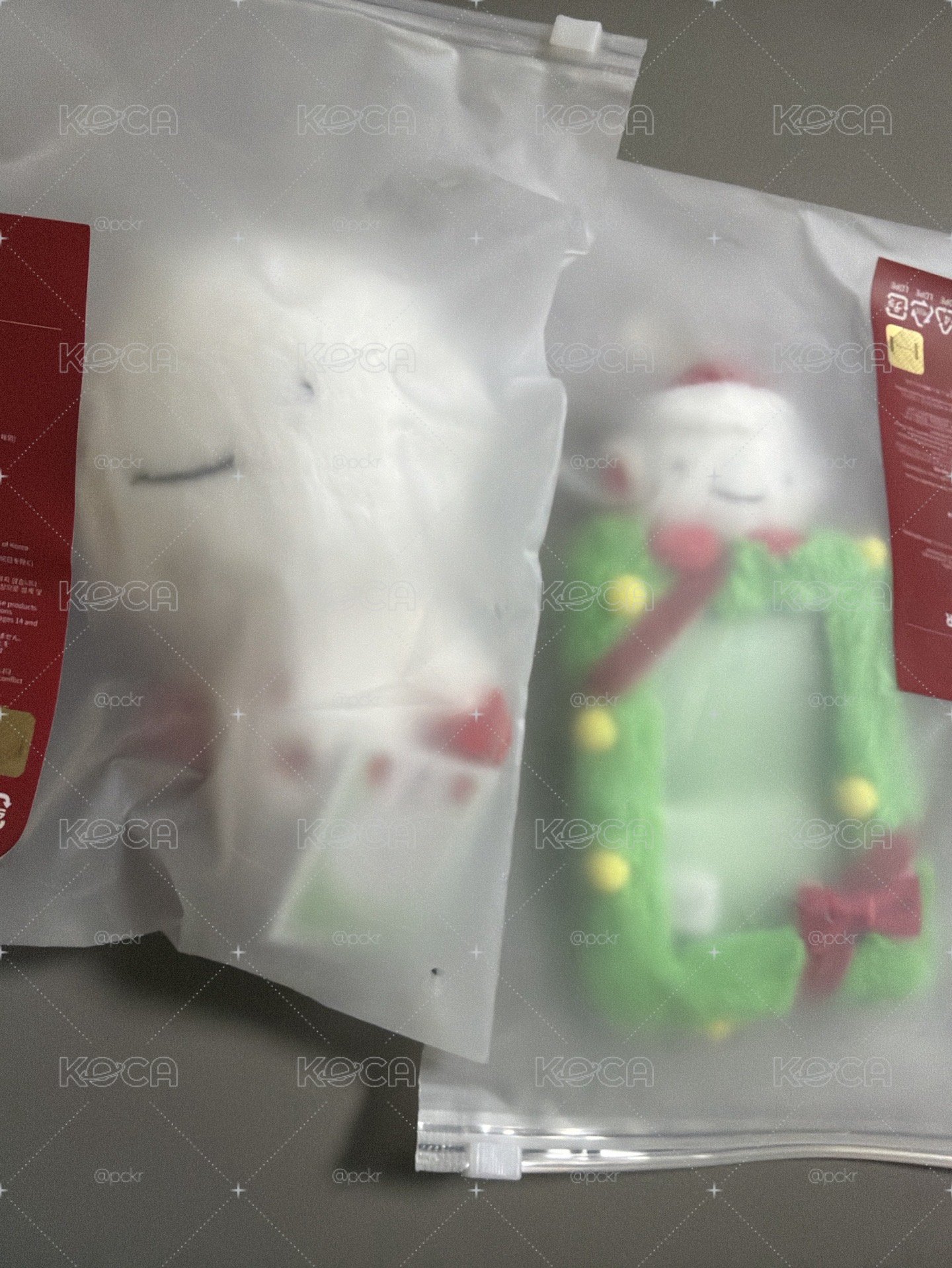 BBNEXDO 聖誕快閃 原皮 吊娃 +卡套WOONBABY