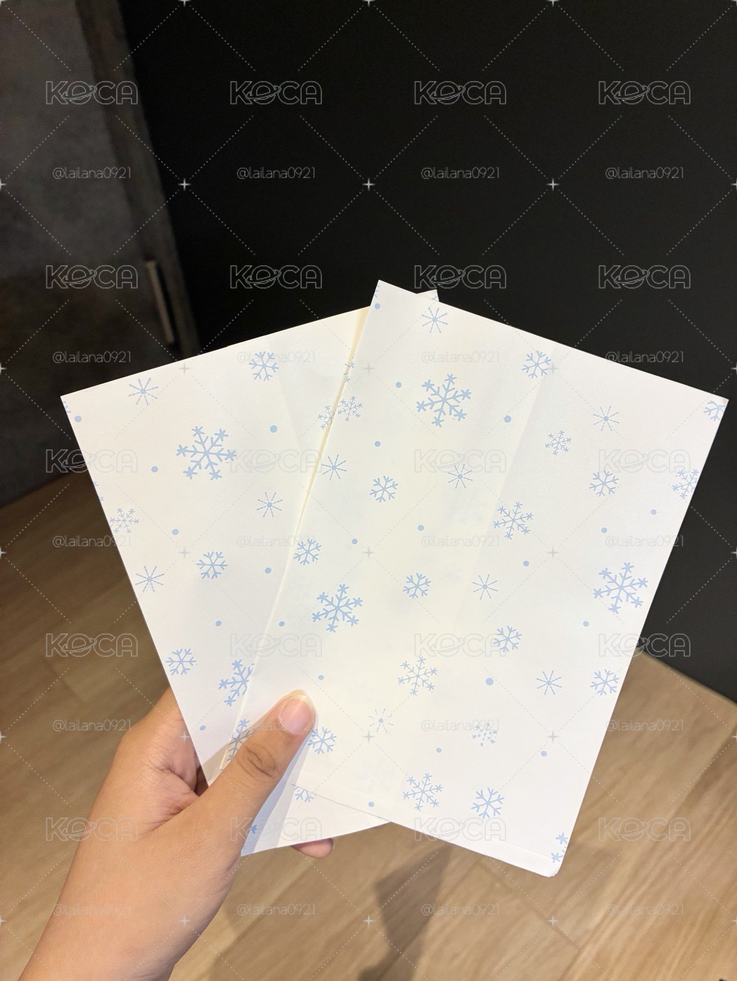 雪花紙袋❄️