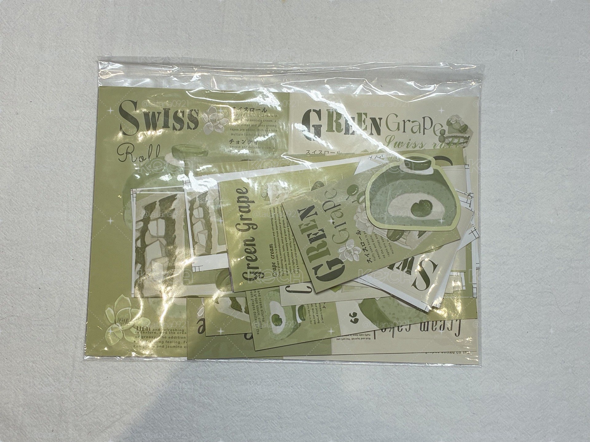 抹茶文創1pset💚
