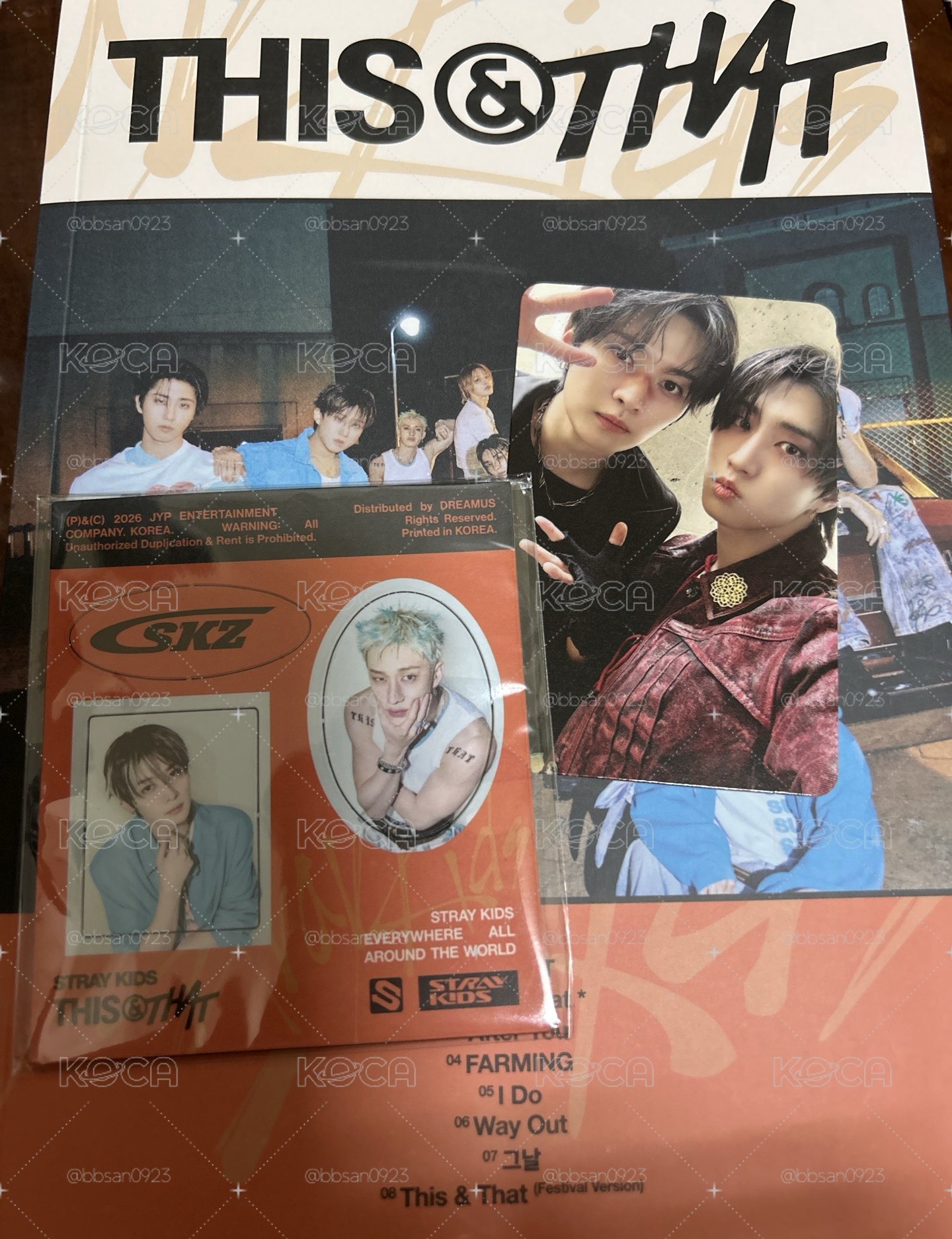 THIS & THAT 專輯卡 THAT ver.+旻城雙人卡