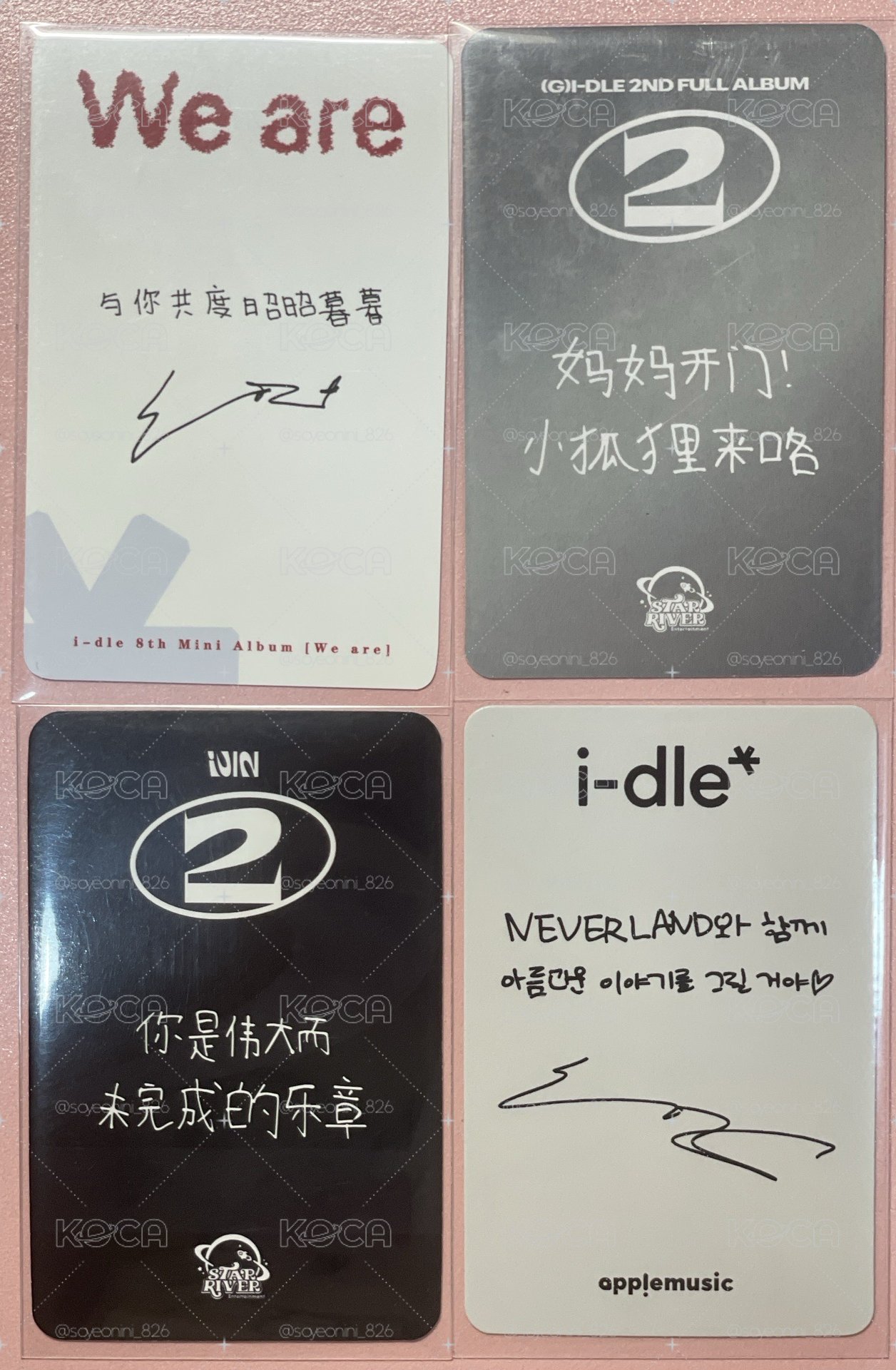 🦁娟中背/韓背/雙面卡/聯名卡