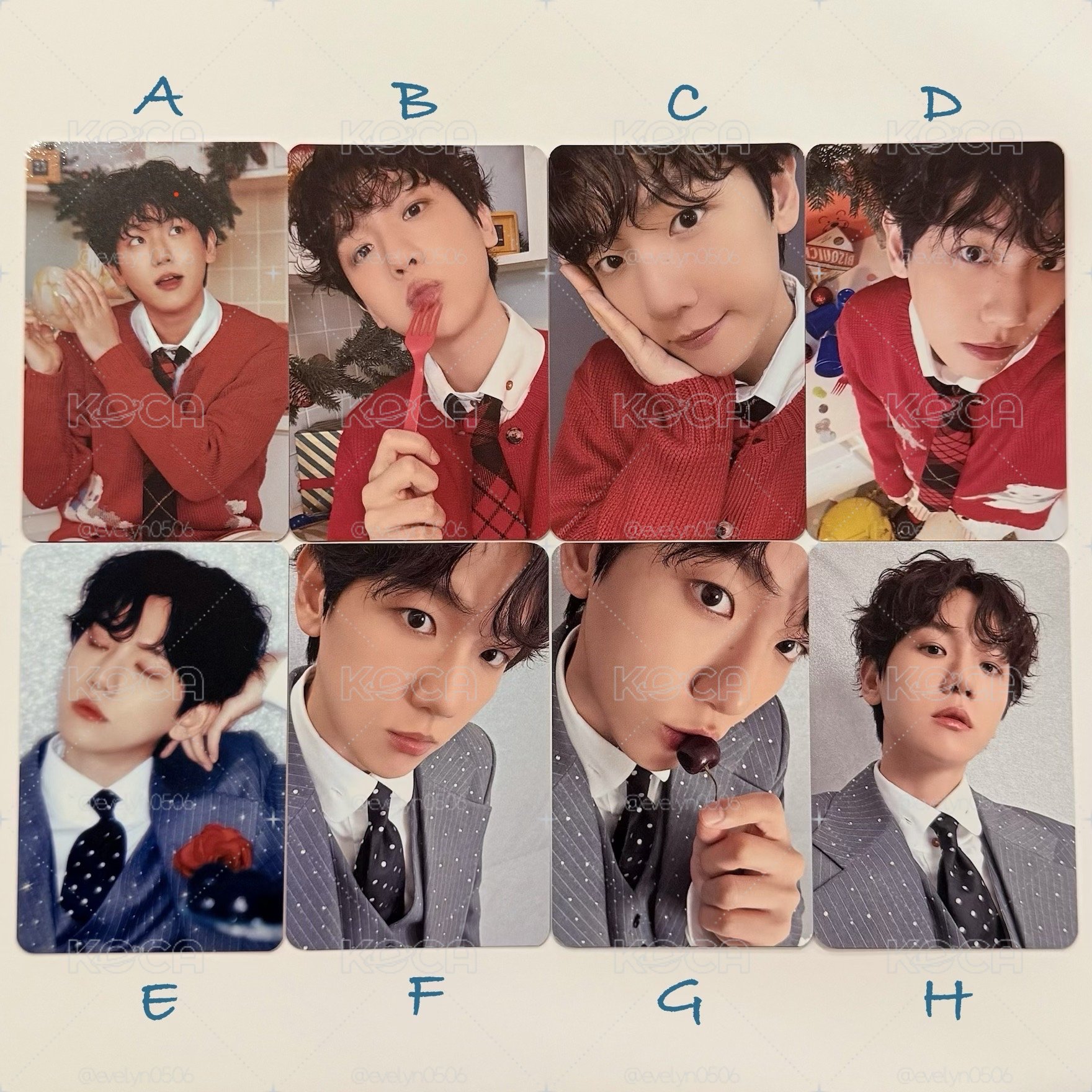 BAEKHYUN 伯賢 2024 聖誕FM 隨機卡