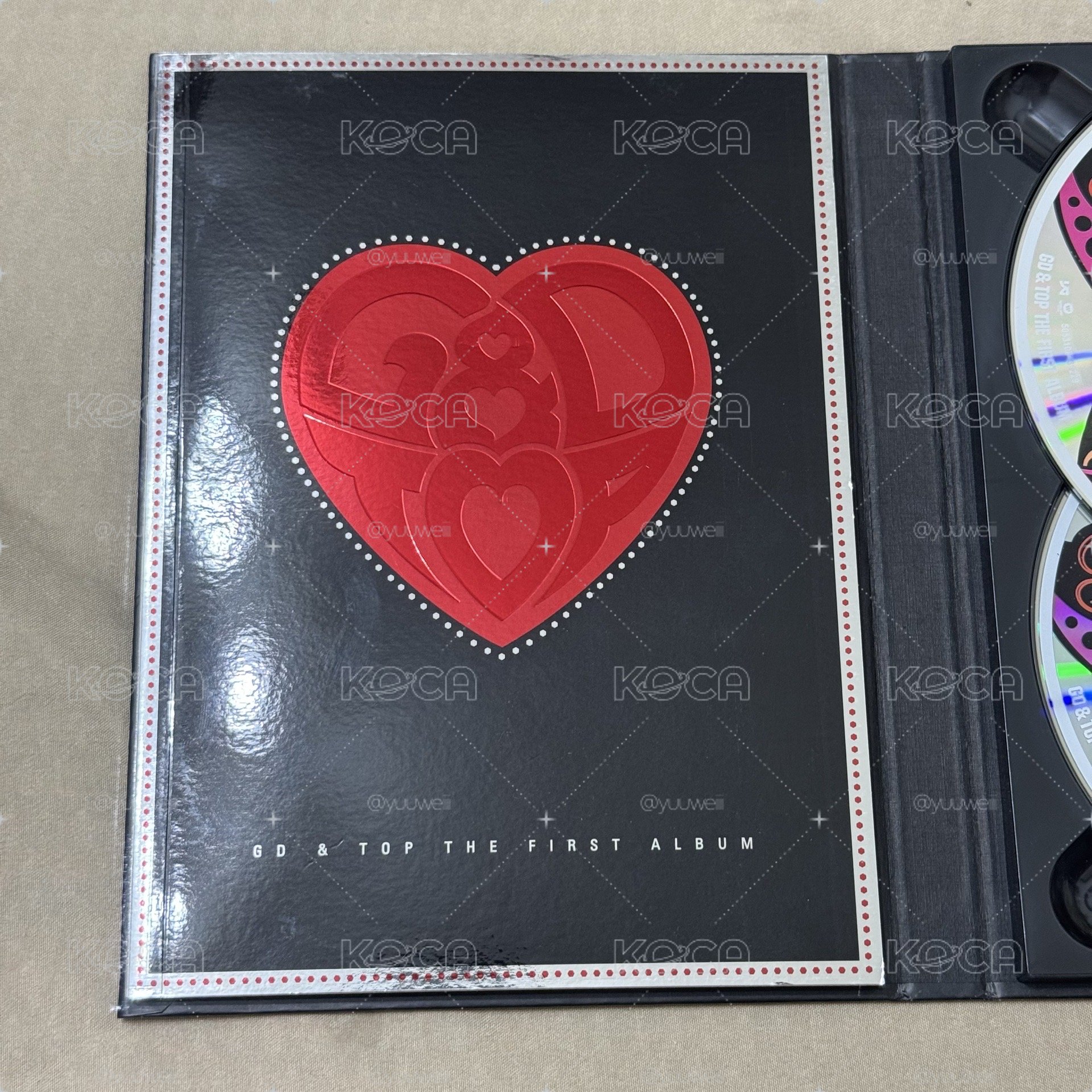 現貨 GD&TOP 紅心專
