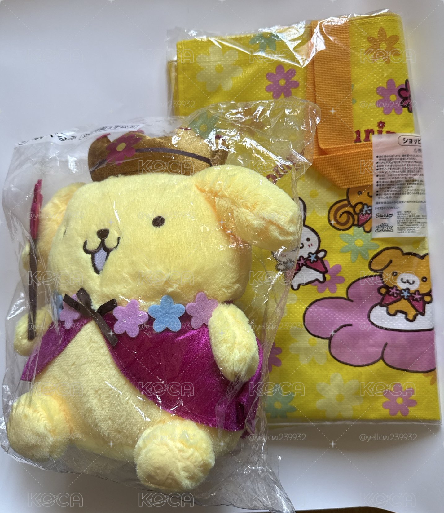 布丁狗大娃+袋子 不拆售