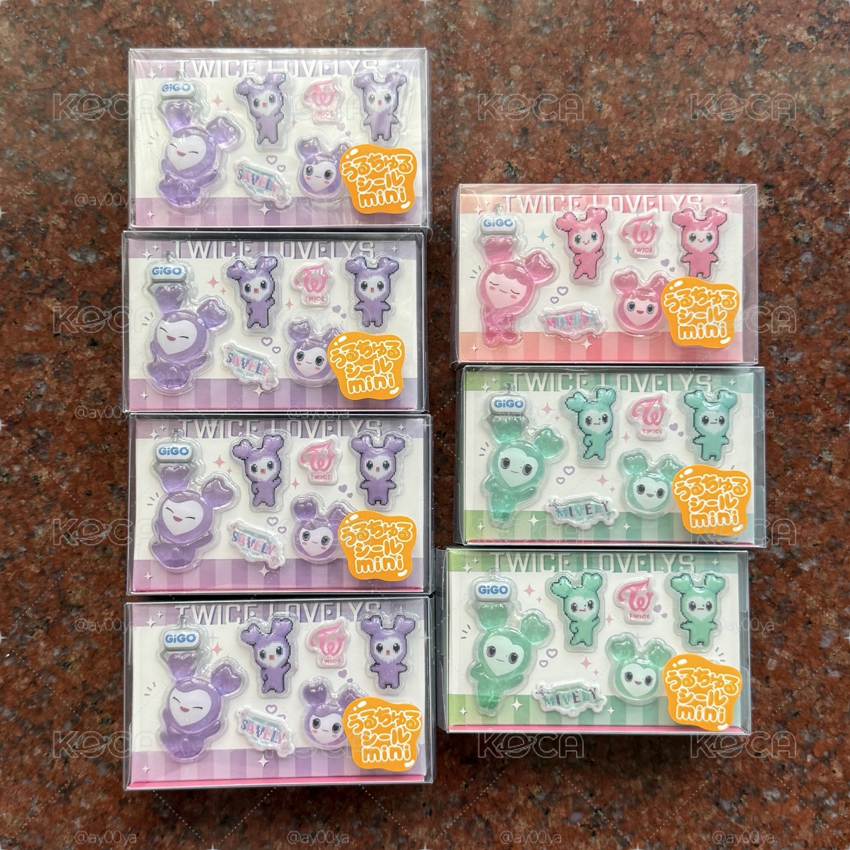 TWICE GIGO 貼紙 景品