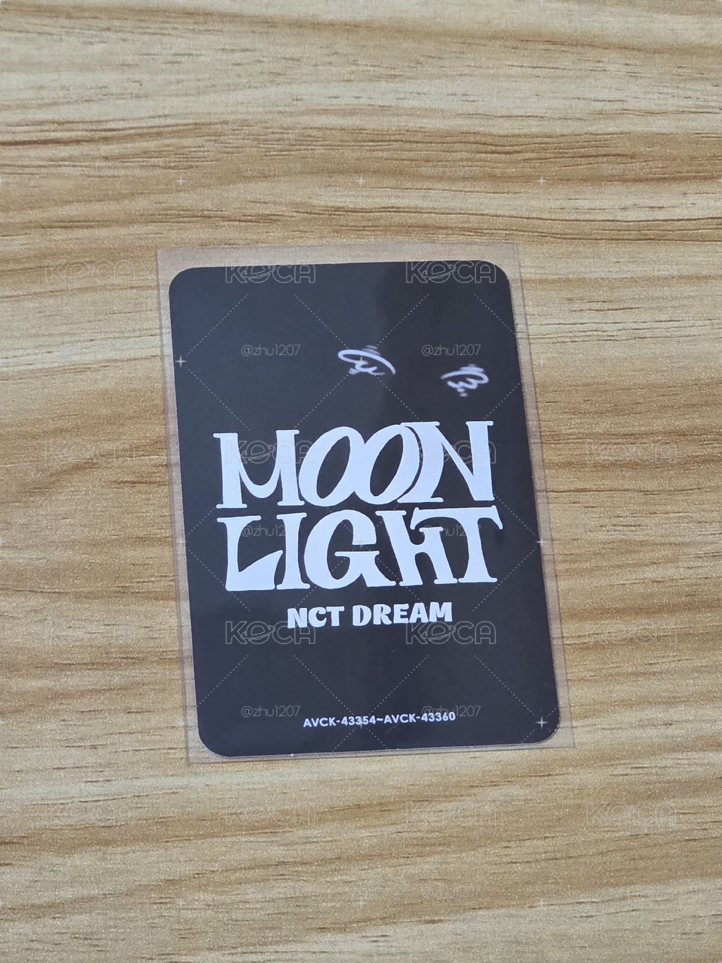 志晟 NCT Dream Moonlight 專輯卡