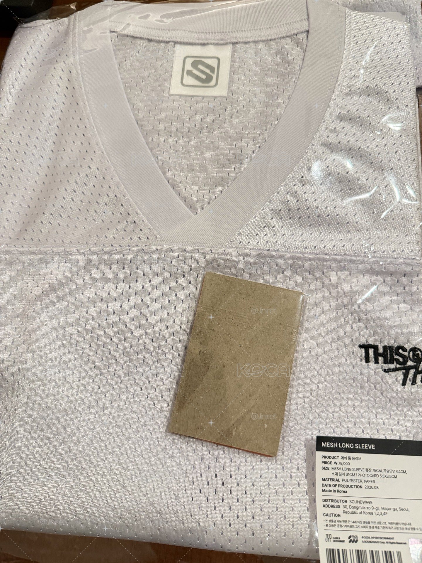 現貨thisandthat 長袖含卡