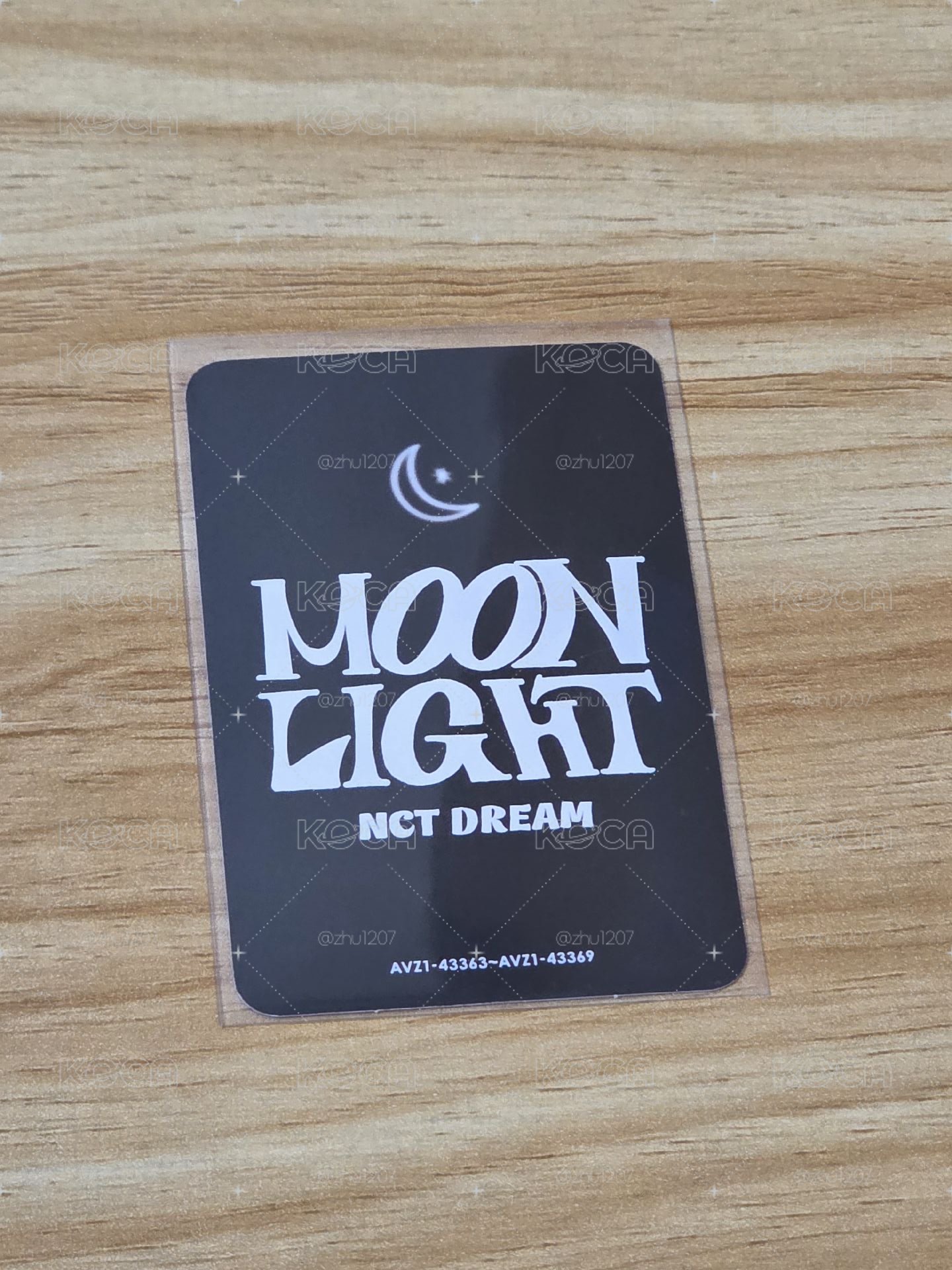 仁俊 NCT Dream Moonlight 專輯卡