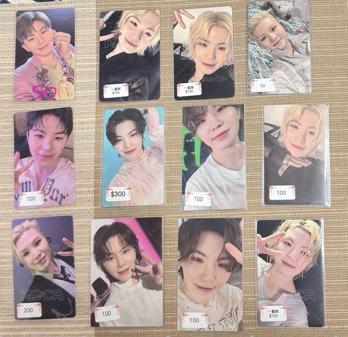 Woozi 卡/階可單帶