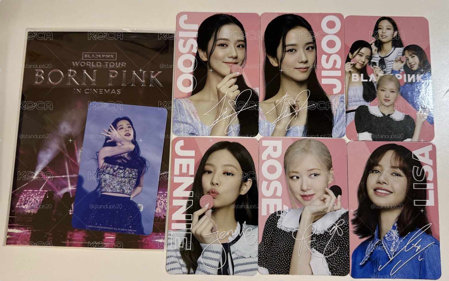 Blackpink｜8週年電影卡明信片+Oreo代言卡（整圖不拆售）