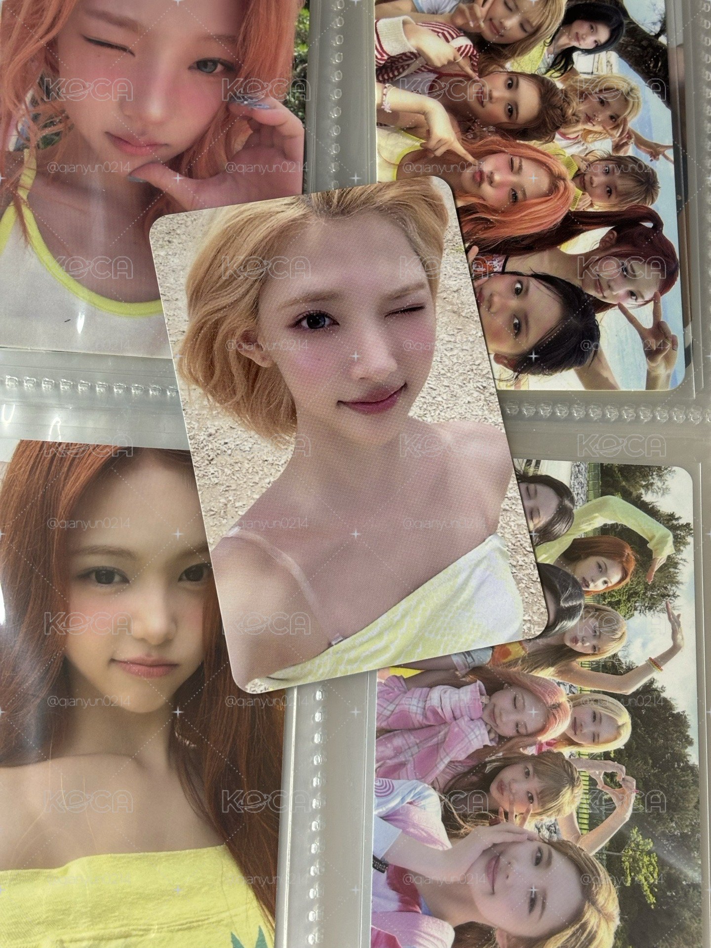 Jiwoo summer kit 小卡