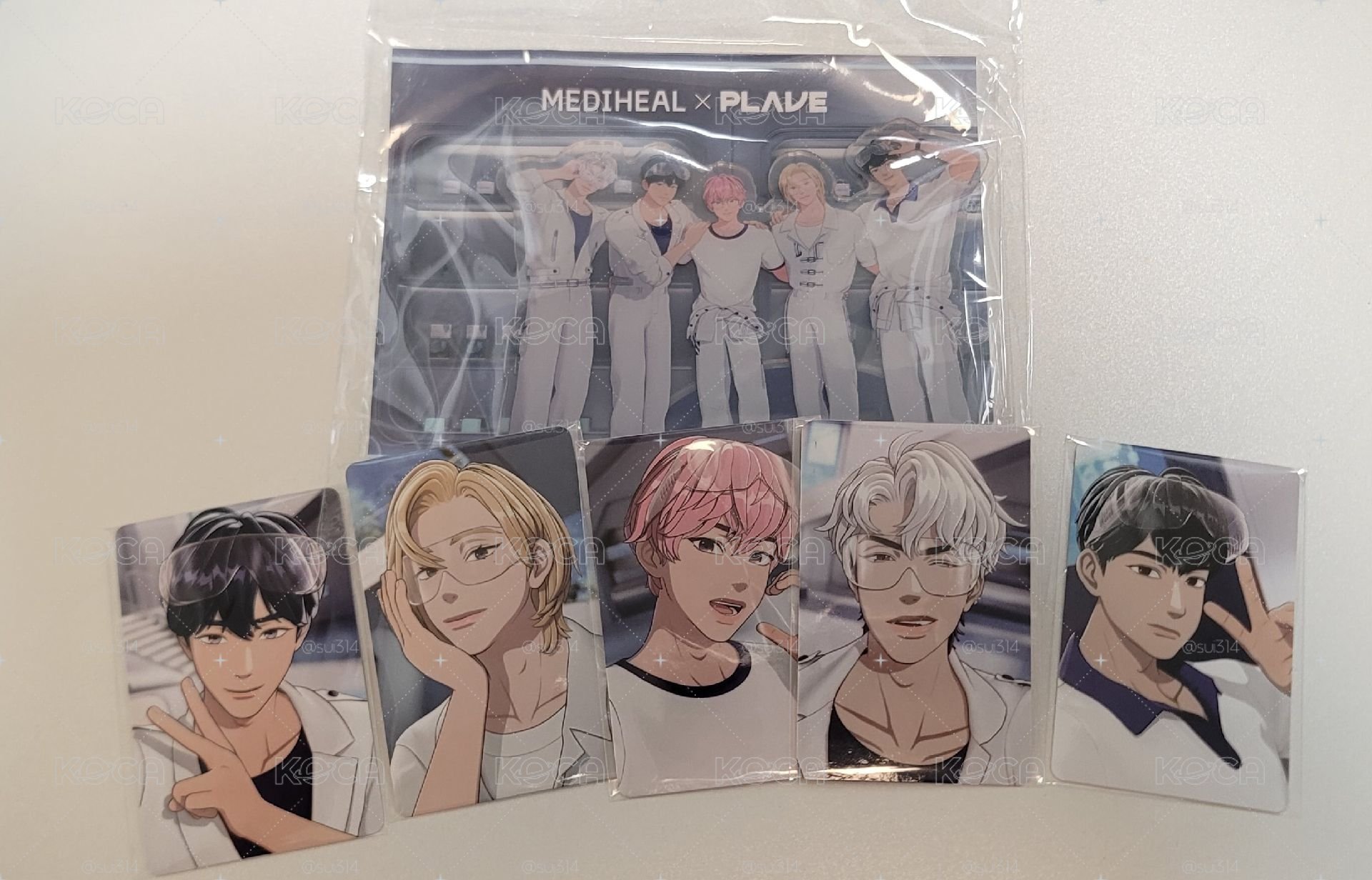 PLAVE MEDIHEAL 立牌+五人小卡