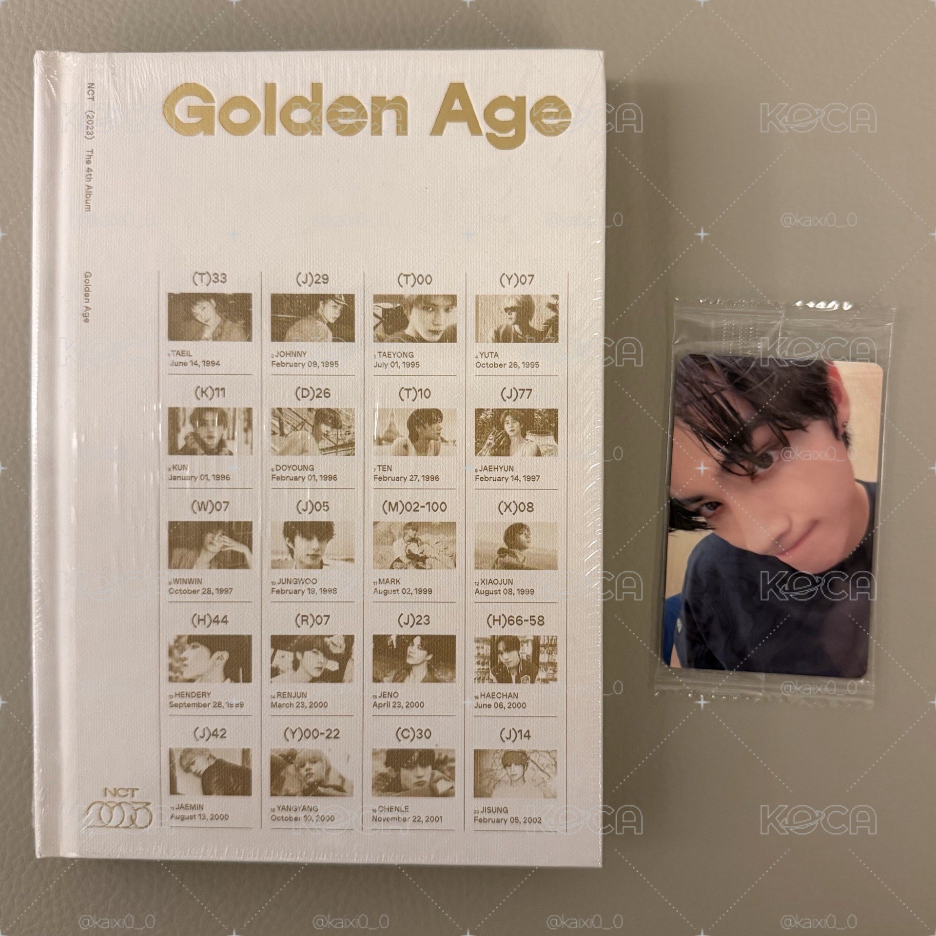 NCT Golden Age Archiving Ver. 專輯 含K4特典卡 肖俊