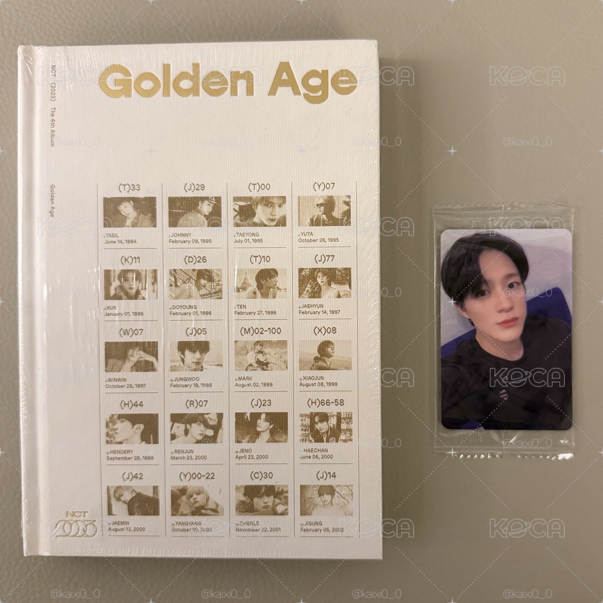 NCT Golden Age Archiving Ver. 專輯 含K4特典卡 Jeno 帝努