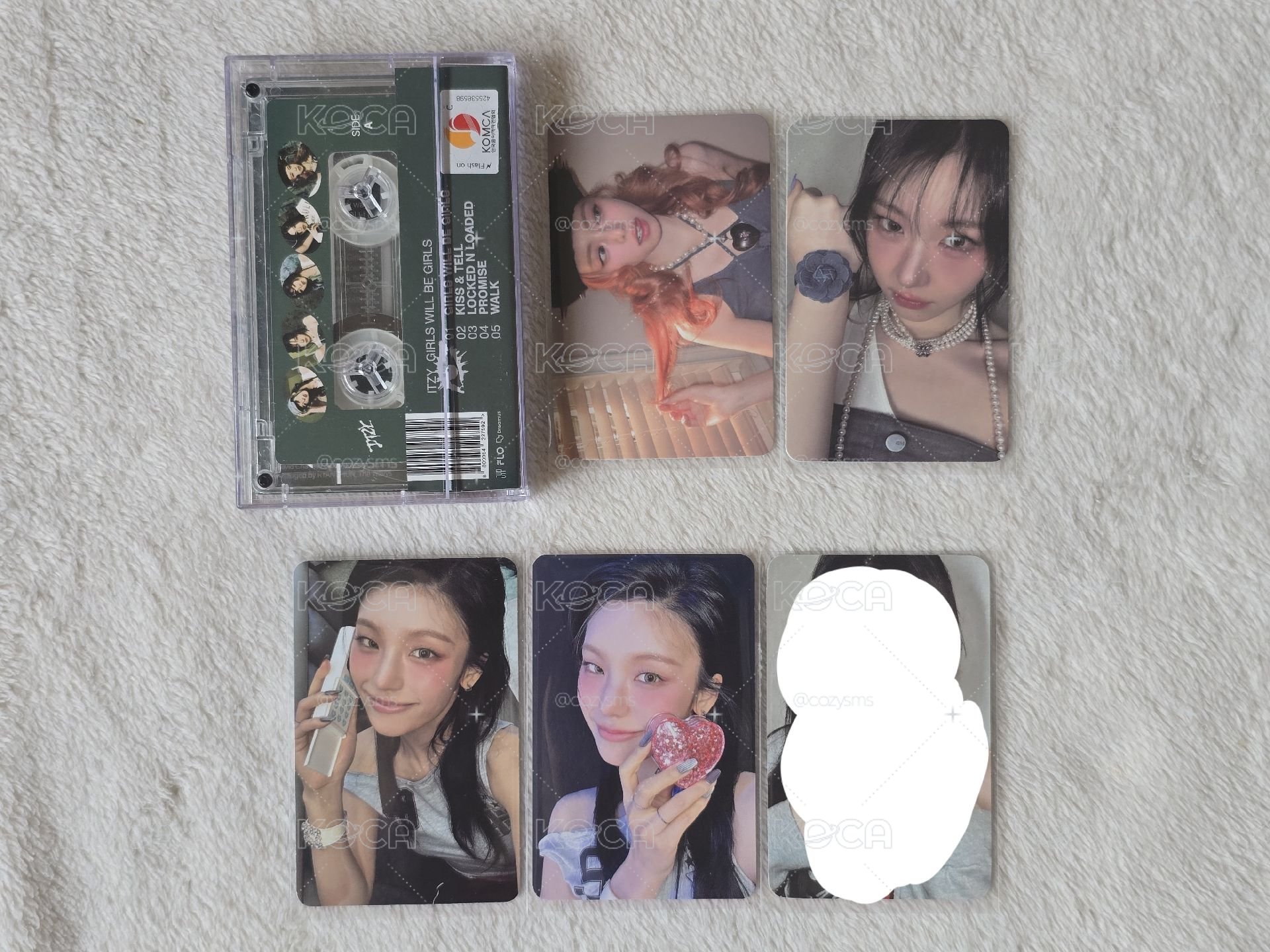 ITZY Girls Will Be Girls 卡帶 專卡 特典卡