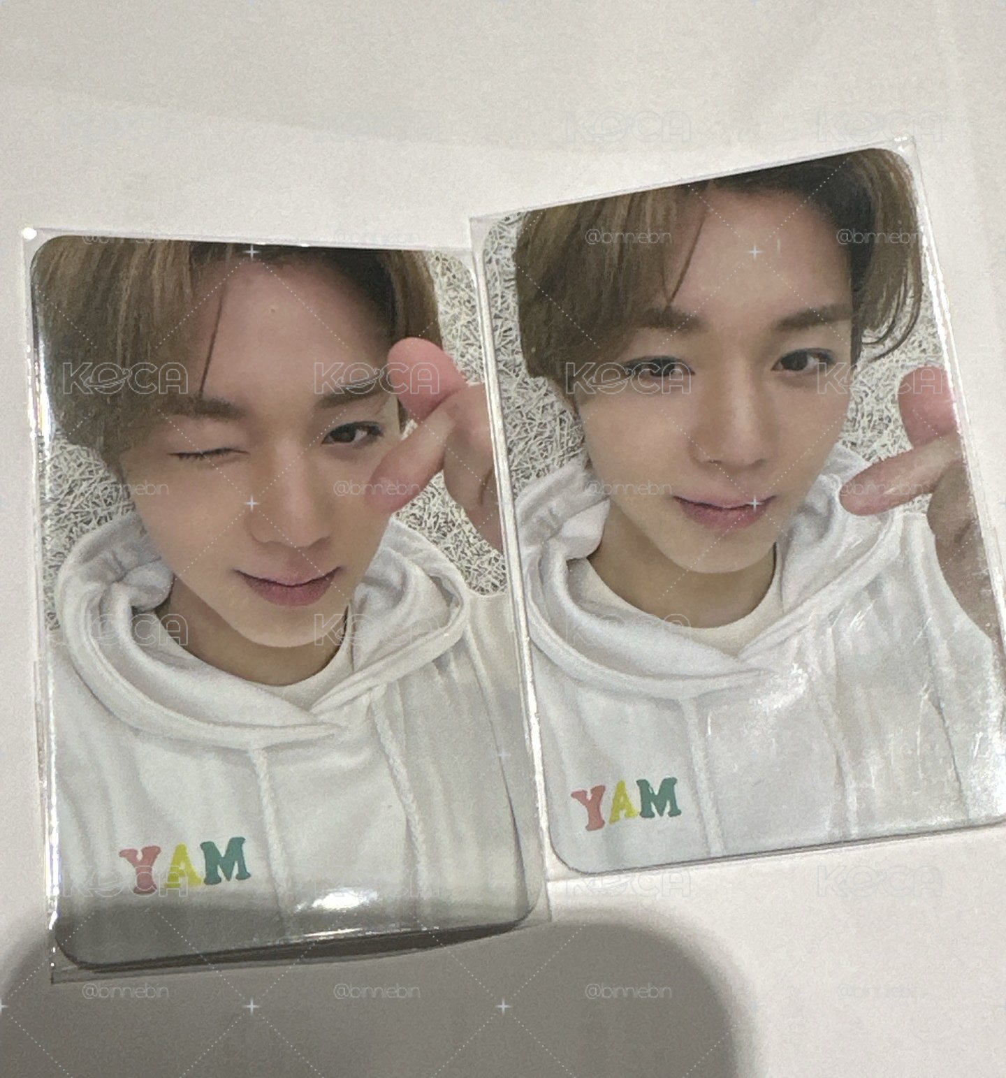 朴志訓 MAY💕帽T yes24特典卡