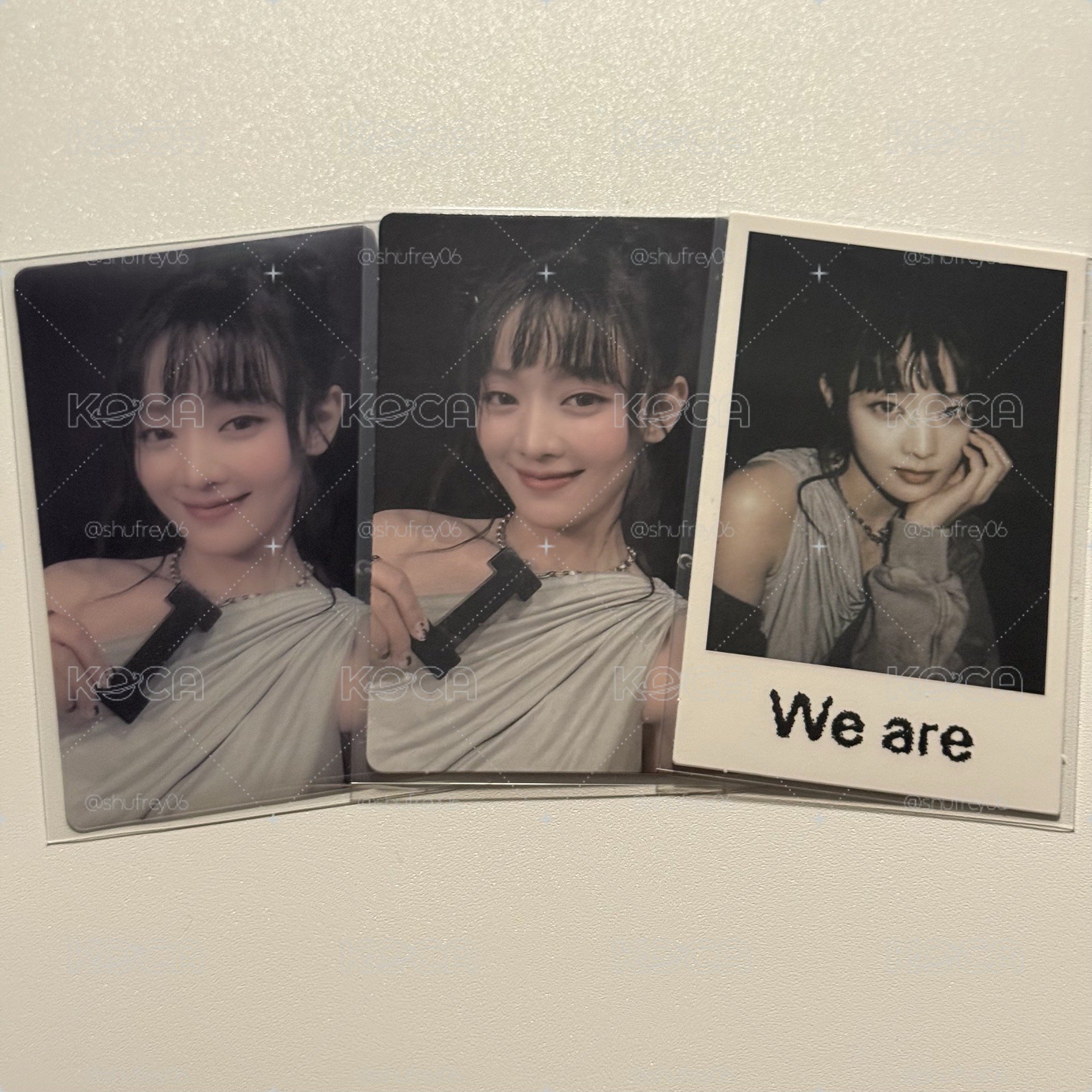 We are wvs 預售 特典卡 透卡 早鳥拍立得 米妮 三張一起出