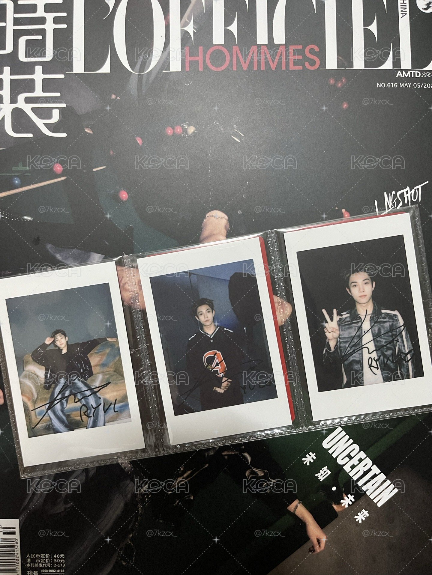 金栗雜誌小卡六張