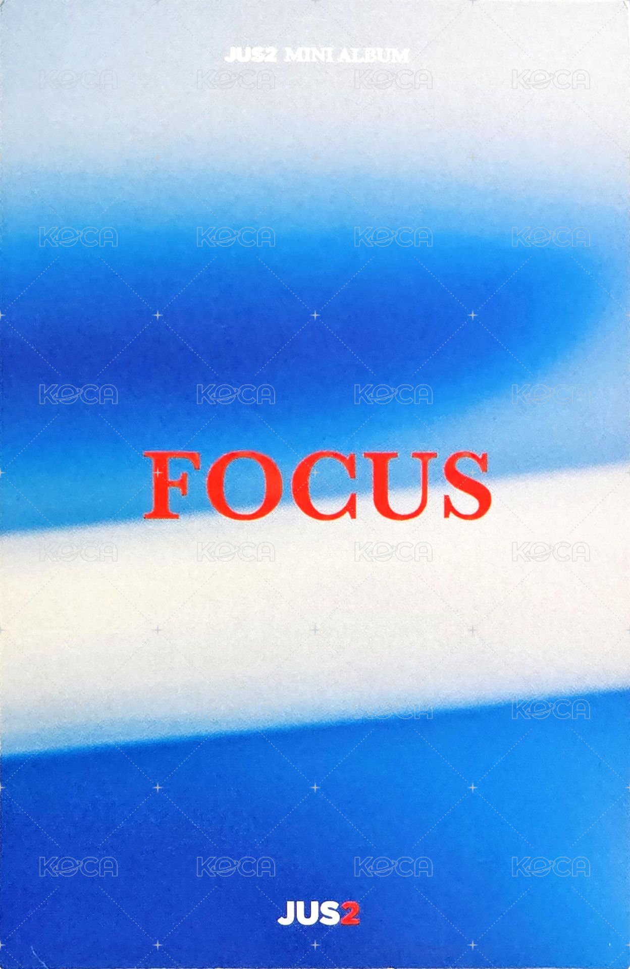 JUS2 Focus 專輯卡  背面