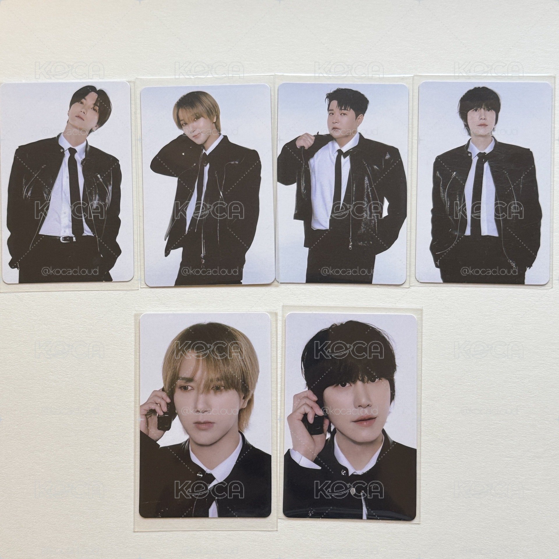 Super Records 20週年展覽6張組：西裝特雲童圭+任務卡雲圭