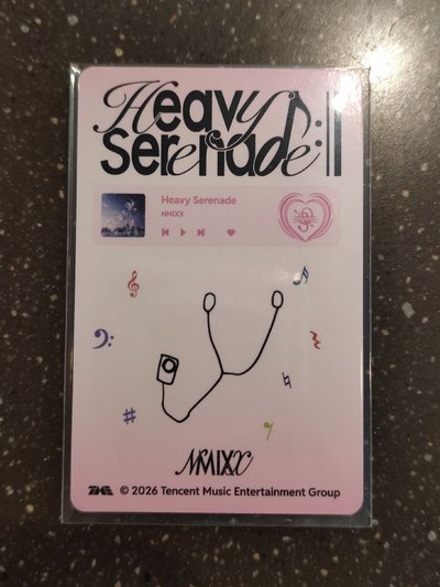 NMIXX BAE四星星光卡 手繪卡背
