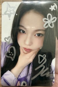 正規一 ms 簽名卡 塗鴉簽卡 睡衣
