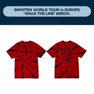 walk the line 歐洲巡演限定T-shirt