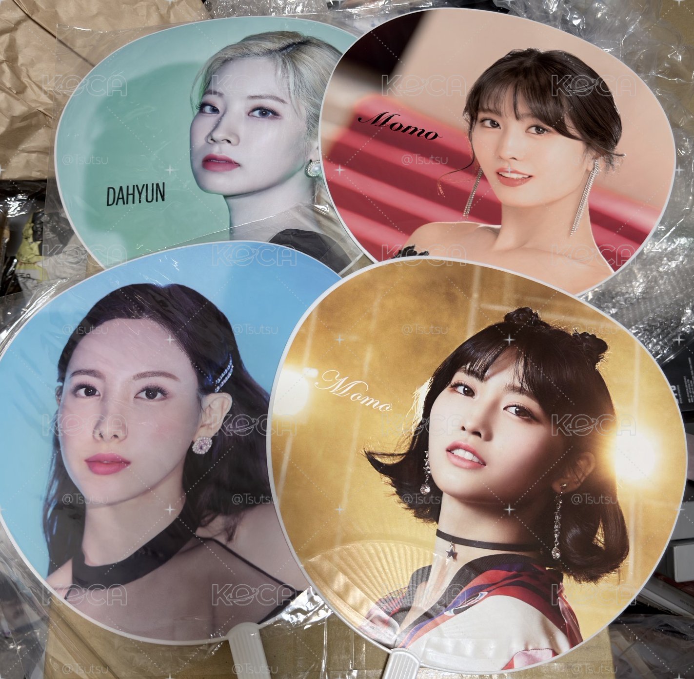 （現貨整圖4支出 一日左右寄出）Twice 歷代 日巡 momo 娜璉 多賢 大扇 扇子