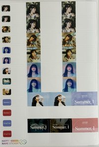 迷五 k4 快閃店 姓名貼 貼紙 