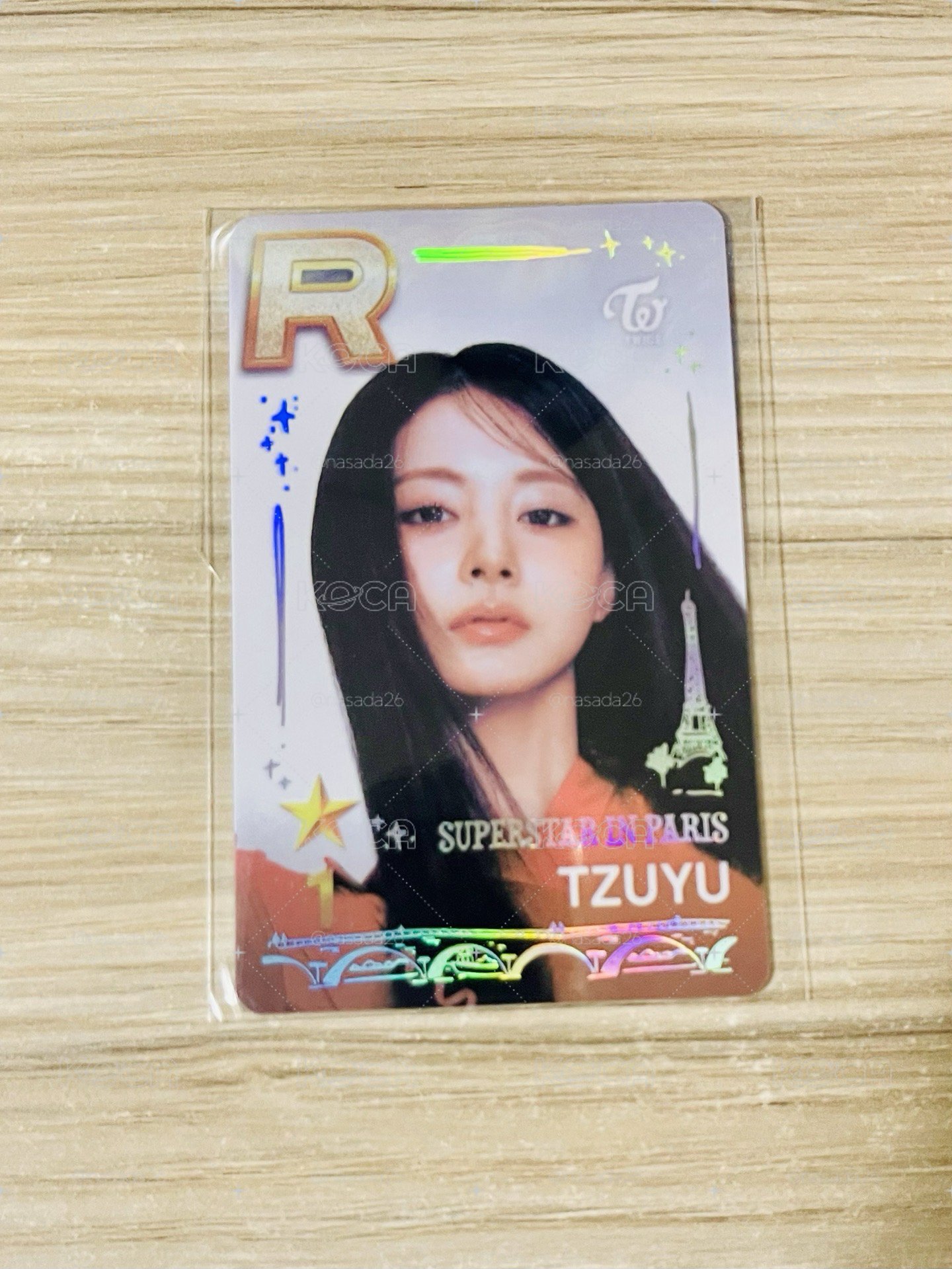 TWICE SUPERSTAR IN PARIS Tzuyu 子瑜遊戲卡 