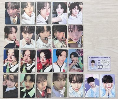 NCT WISH RIKU小盤 school of wish入場卡 / MA1.0哭哭陸