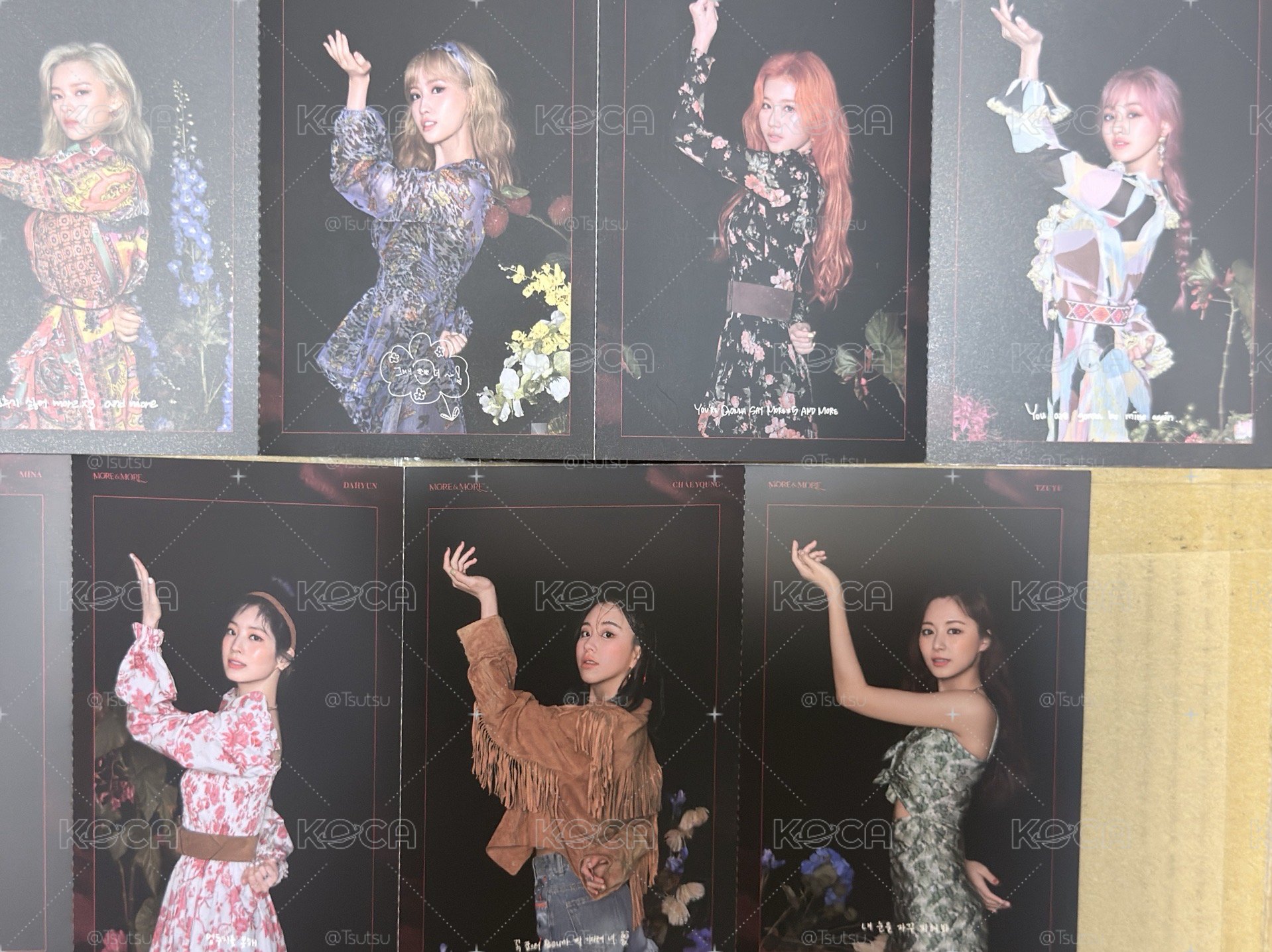 （現貨整圖出 一日左右寄出）Twice 日本 大卡 明信片 特典 風琴卡