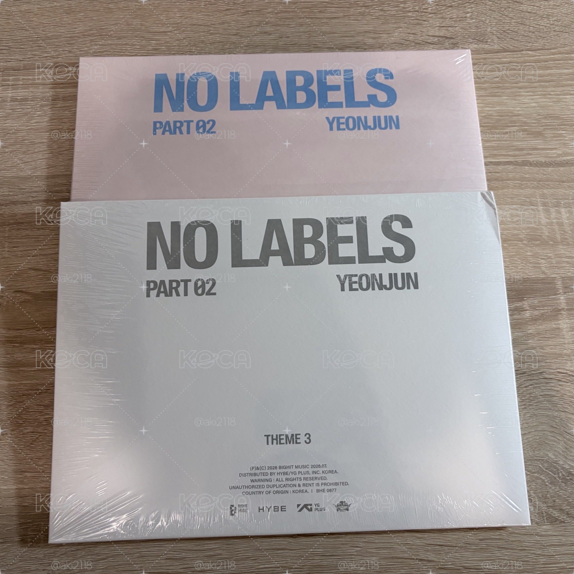 NO LABEL PART 02 美版親簽