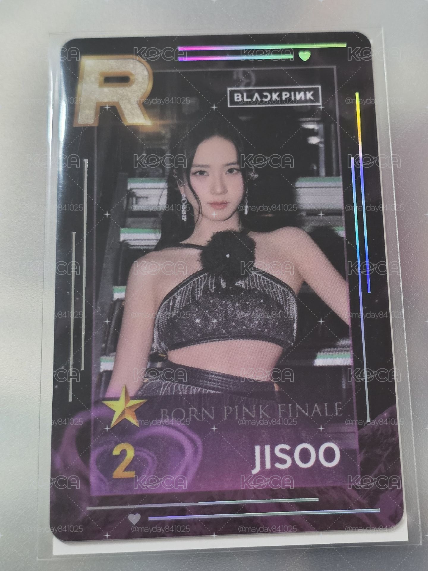 jisoo 首爾安可場 遊戲卡