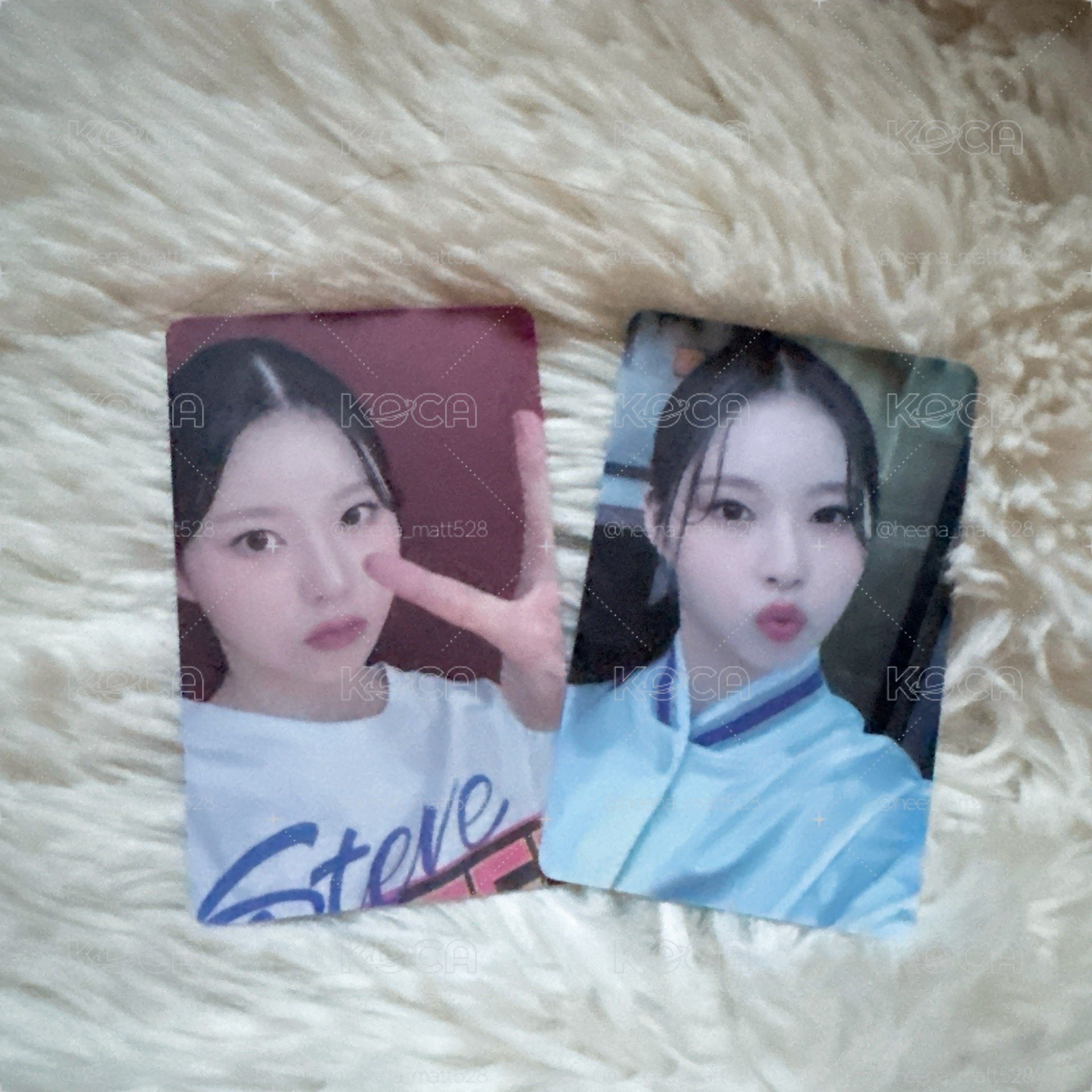 NMIXX 出道專 SW 圭珍 PVC特典卡 兩張