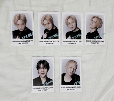 SHINee 八巡The Invert 日場小卡珉豪 泰民 Key