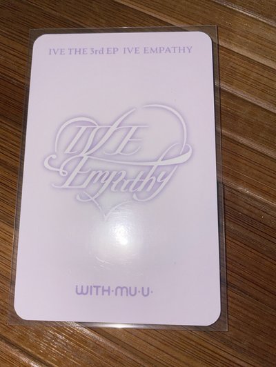 IVE EMPATHY wm 5.0 幸運卡  巧克力怜