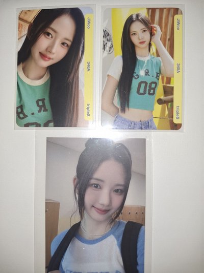 tripleS s3 jiwoo 衝浪卡set & 711 LD