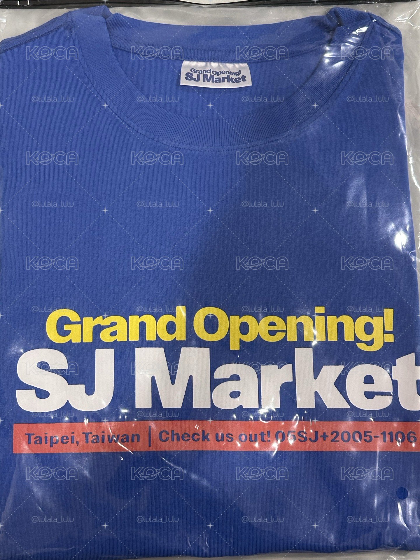 SJ 台超-藍色t-shirt