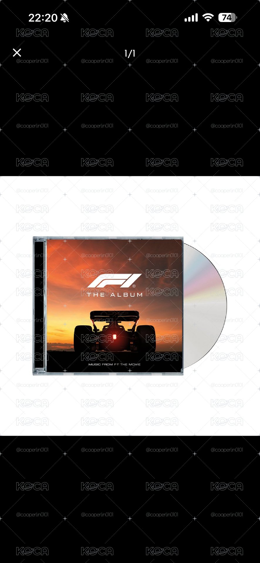 F1 the album 預購