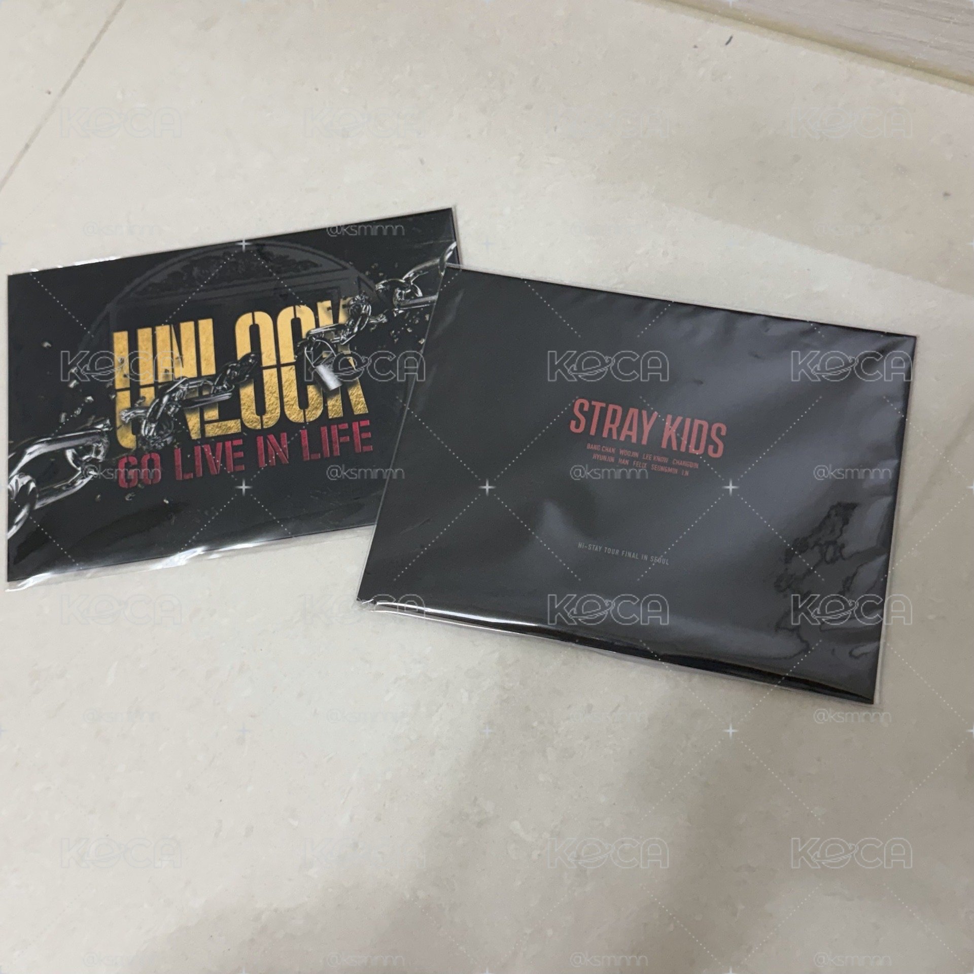 Hi-Stay TOUR 證件照郵票貼紙組+Unlock : GO LIVE IN LIFE票卡組