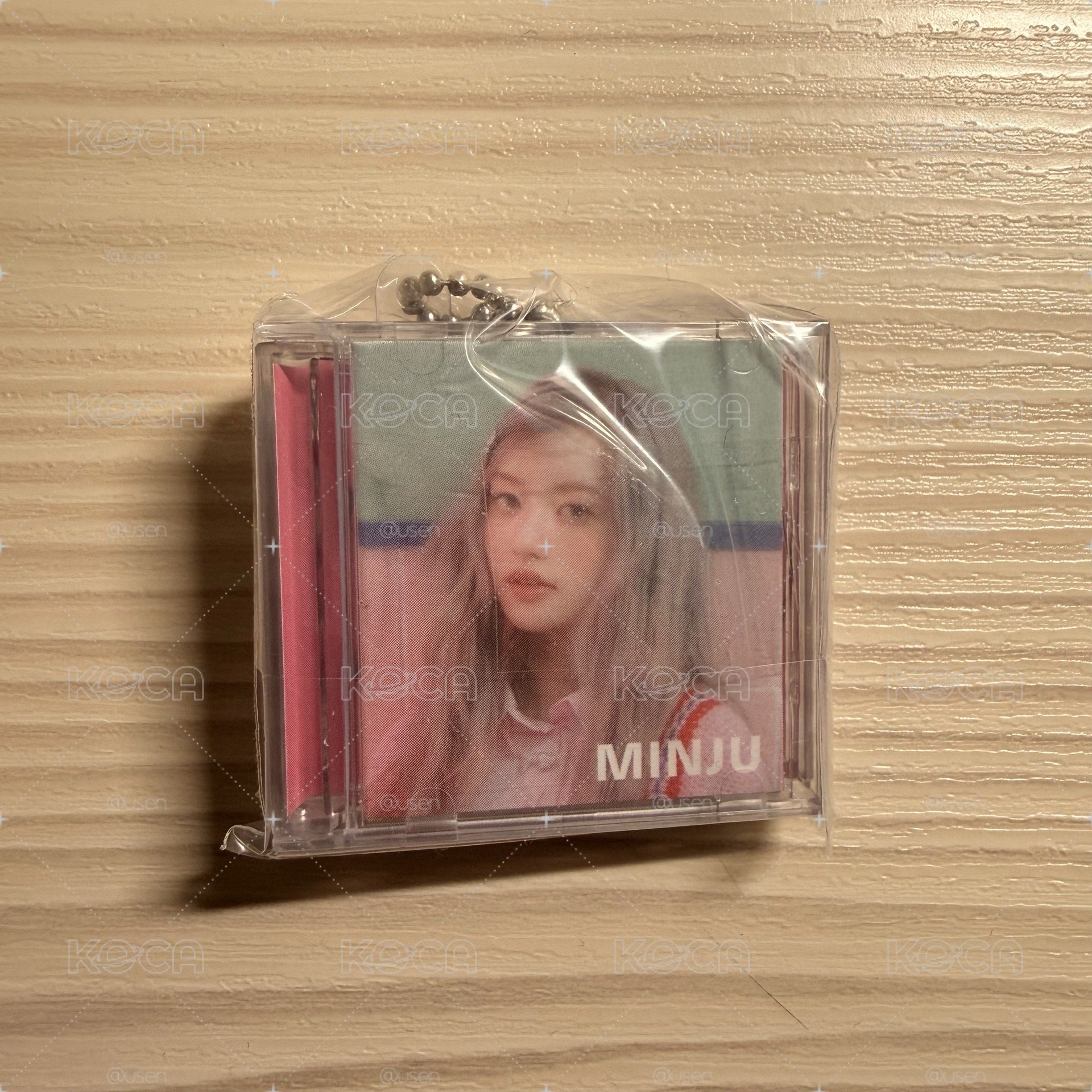 MINJU 朴慜柱 BANDAI扭蛋 鑰匙圈CD吊飾