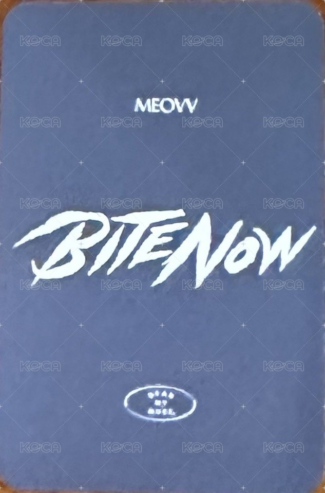 BITE NOW dmm 線上2.0 簽售卡 B ver. 背面