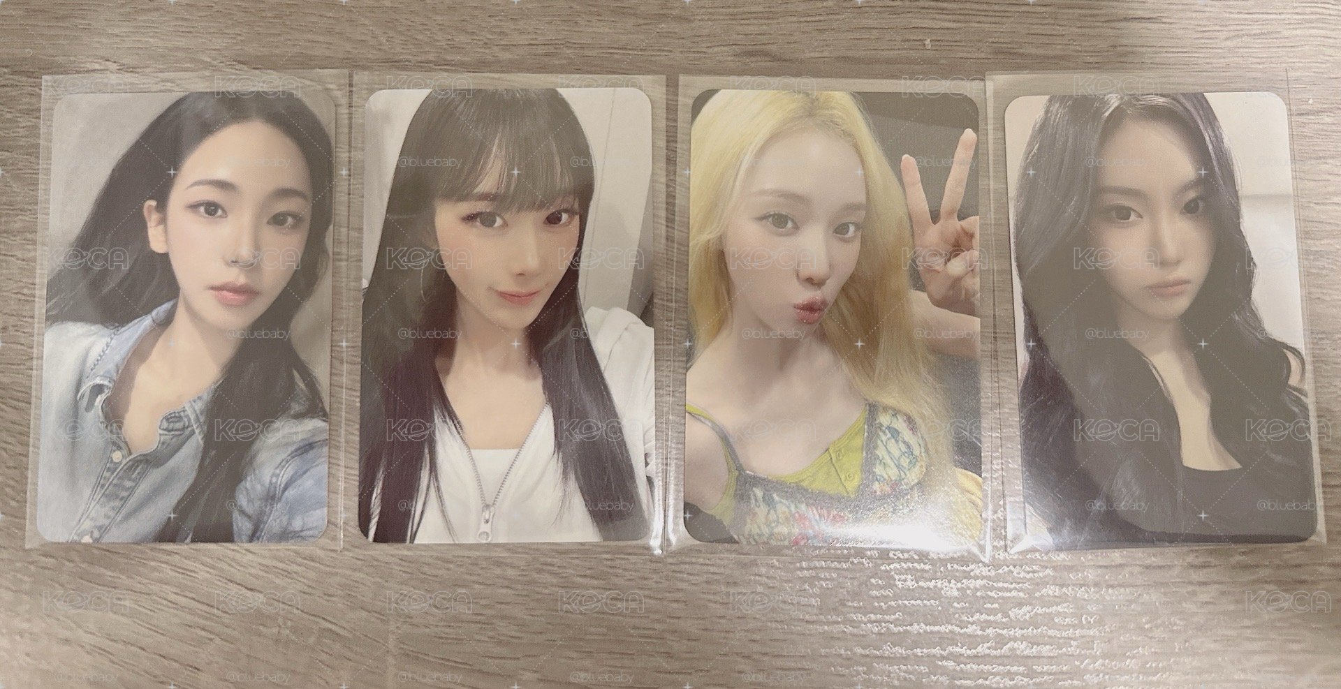 aespa wm簽售一套 Karina winter Giselle Ningning