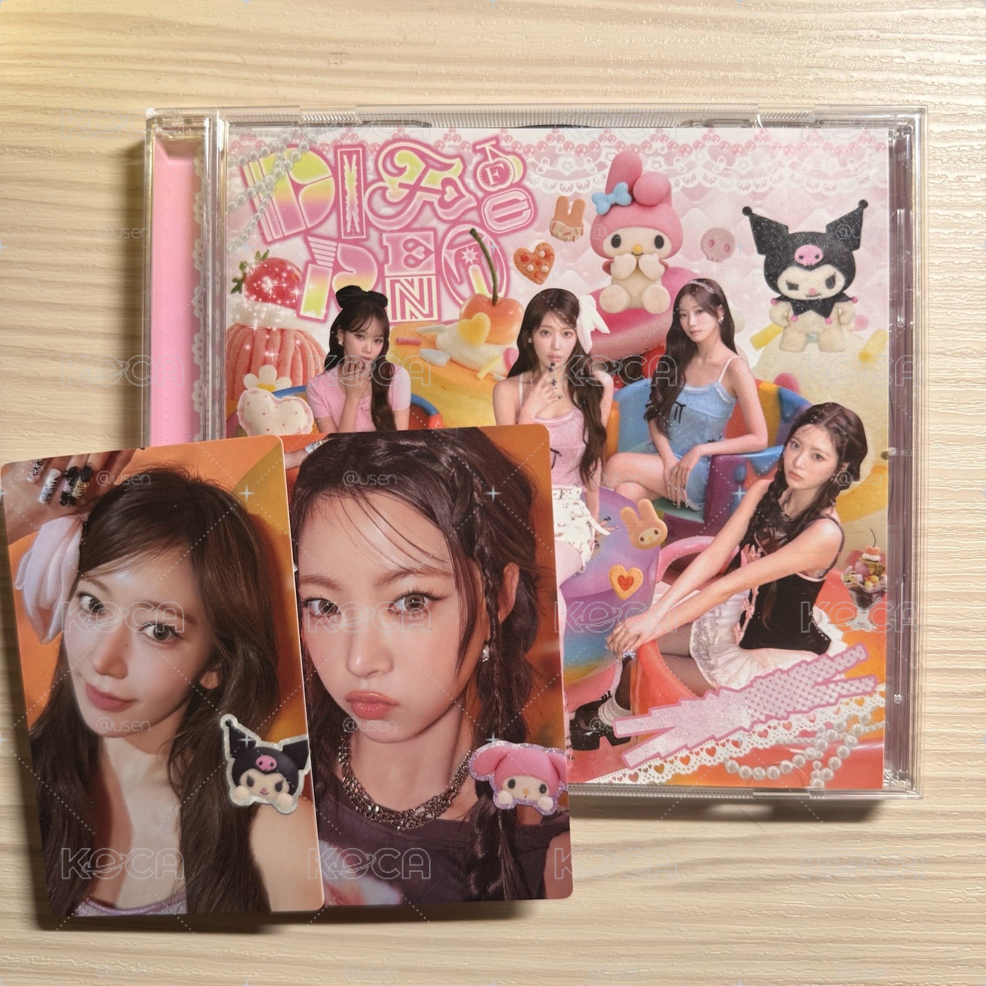 LE SSERAFIM DIFFERENT 角色聯名盤 櫻採小卡