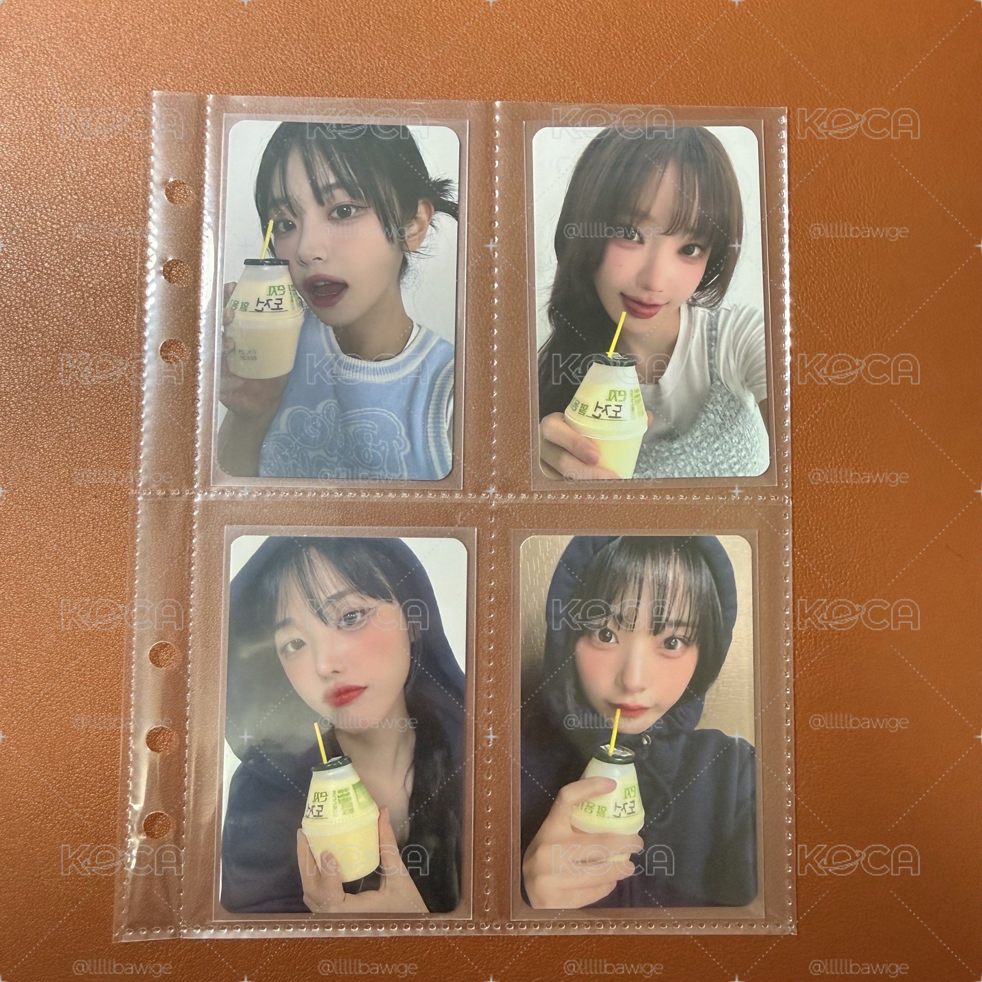 QWER 迷二 香蕉牛奶特典卡 《一套》