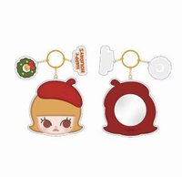 POP BEAN聖誕系列鏡子匙扣 滿額贈品 吊飾 鏡子匙扣