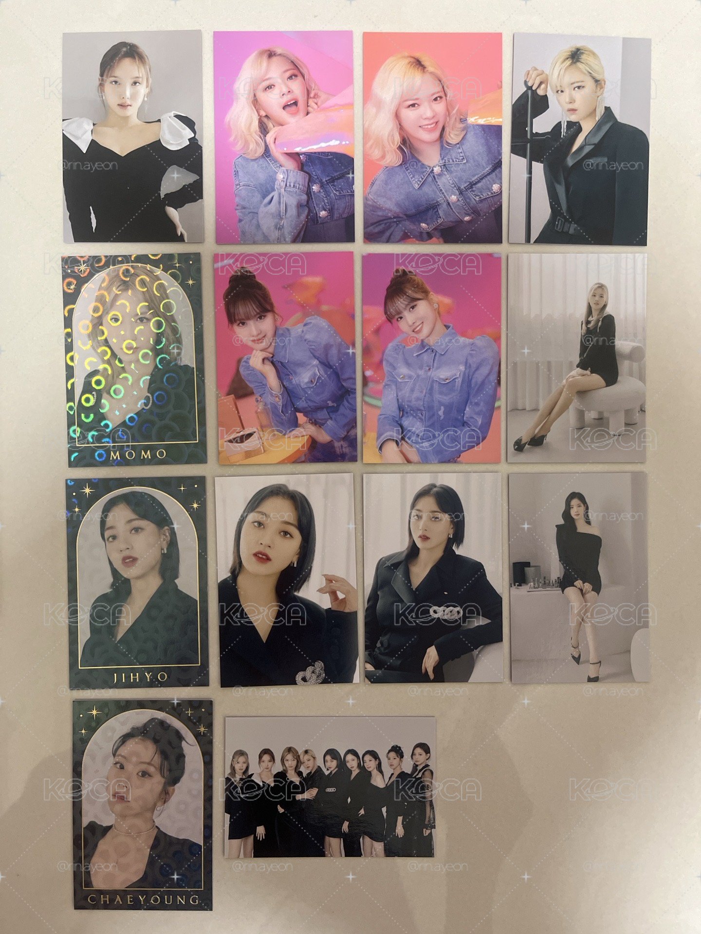 Twice 四巡 隨機小卡